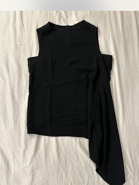 Victoria Beckham Asymmetric Draped Sleeveless Top